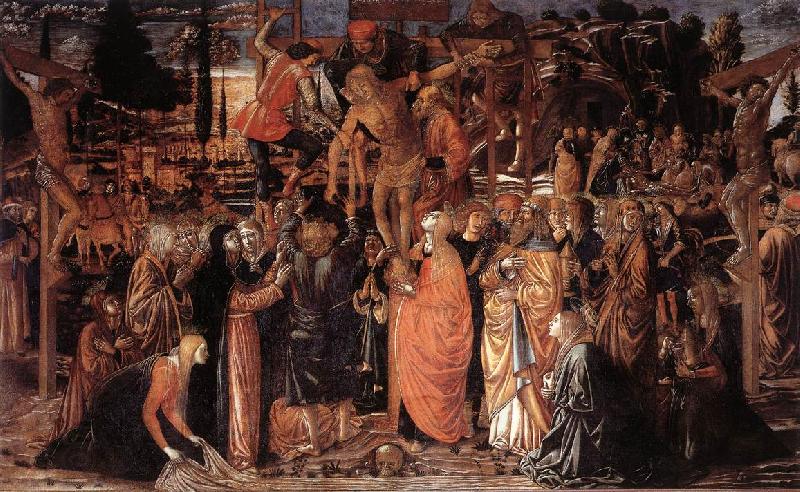 GOZZOLI, Benozzo Descent from the Cross sg China oil painting art